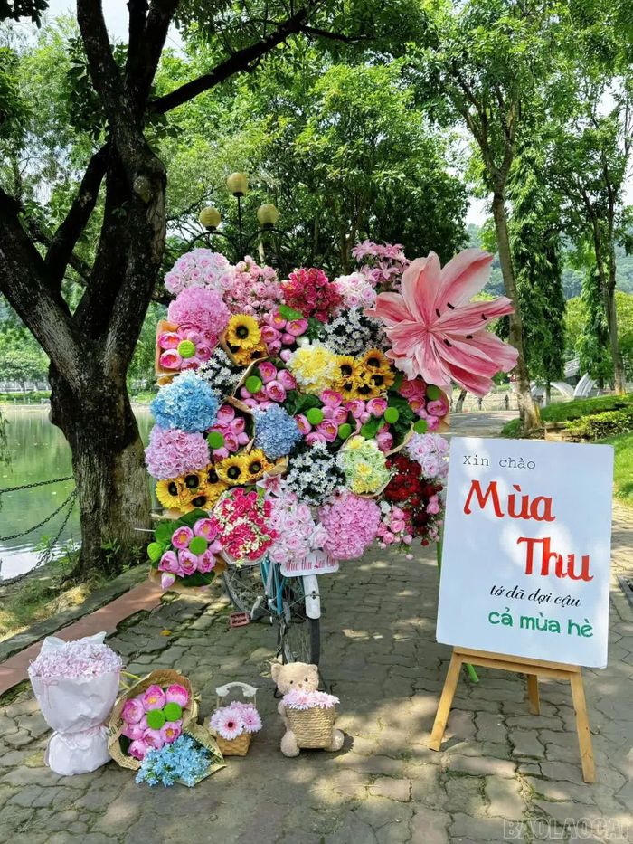 Những xe hoa đẹp khiến mùa thu thêm phần lãng mạn và rực rỡ.