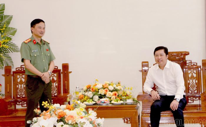 Đại tá Trịnh Khắc Cường - Giám đốc Công an tỉnh trân trọng cảm ơn sự quan tâm, lãnh đạo, chỉ đạo của Tỉnh ủy, HĐND, UBND, Ủy ban MTTQ Việt Nam tỉnh và sự phối hợp của các cấp, ngành.