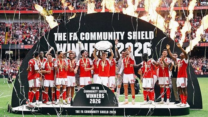 Arsenal vừa vô địch Siêu cúp Anh. Ảnh: Arsenal.