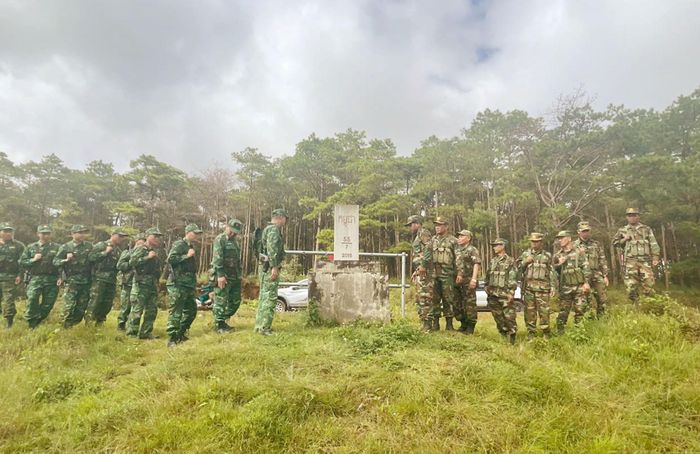Đồn Biên phòng Đắk Dang (BĐBP Lâm Đồng) và Tiểu đoàn 115 (Tiểu khu Quân sự tỉnh Mondulkiri) tuần tra song phương