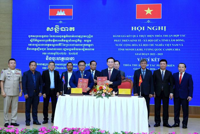 Lãnh đạo tỉnh Lâm Đồng và tỉnh Mondulkiri ký kết Bản thỏa thuận hợp tác giai đoạn 2026 - 2030