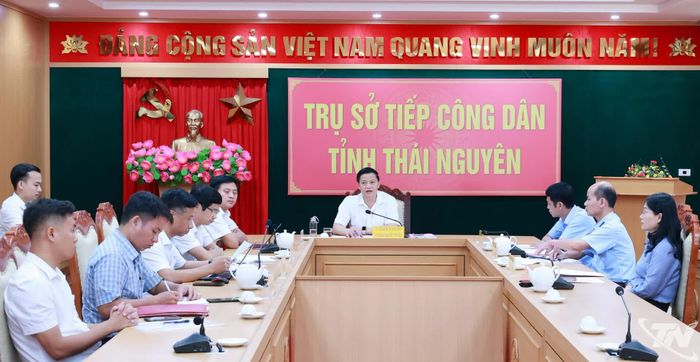 Đồng chí Chủ tịch UBND tỉnh Thái Nguyên Vương Quốc Tuấn tiếp công dân định kỳ tháng 8-2026.