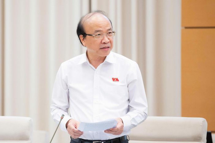 Chủ nhiệm Ủy ban Pháp luật và Tư pháp Phan Chí Hiếu. Ảnh: Media Quốc hội.