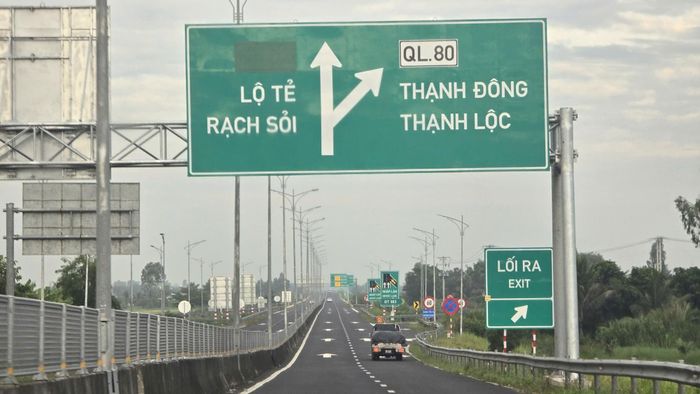 Tuyến cao tốc Lộ Tẻ - Rạch Sỏi đi qua địa bàn 3 xã Tân Hiệp, Thạnh Đông và Thạnh Lộc, tỉnh An Giang.