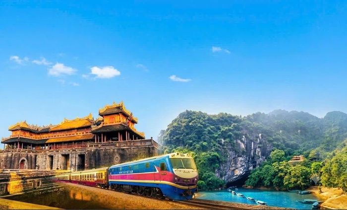Đoàn tàu du lịch "Cố đô Huế - Phong Nha: Hành trình kỳ quan - Di sản thế giới" dự kiến đưa vào khai thác từ ngày 28/8/2026. (Ảnh minh họa).