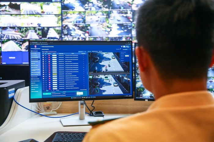 Hệ thống camera AI ghi nhận các vi phạm giao thông