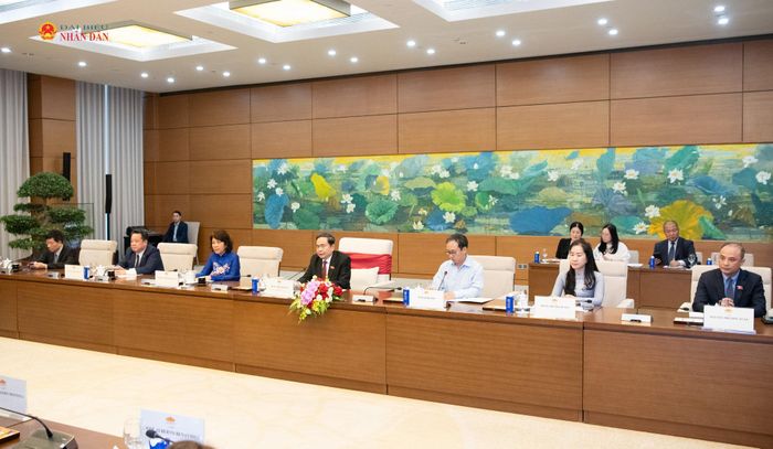 Chủ tịch Quốc hội Trần Thanh Mẫn phát biểu