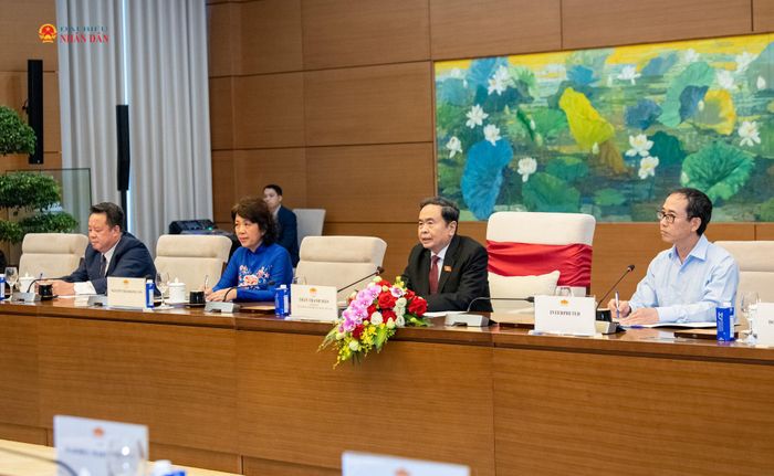 Chủ tịch Quốc hội Trần Thanh Mẫn phát biểu