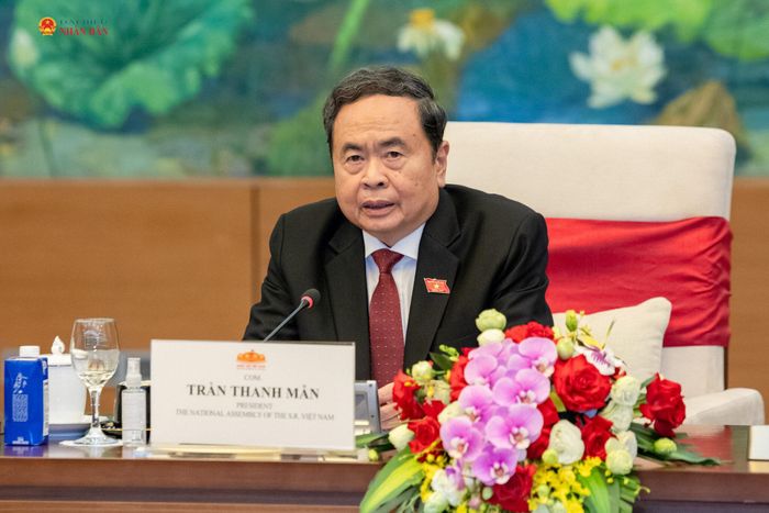 Chủ tịch Quốc hội Trần Thanh Mẫn. Ảnh: Lâm Hiển