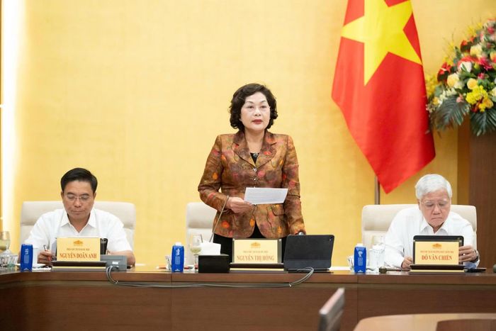 Phó Chủ tịch Quốc hội Nguyễn Thị Hồng lưu ý cần giữ ranh giới rõ ràng giữa nguồn thu Nhà nước và hoạt động tài chính của doanh nghiệp.