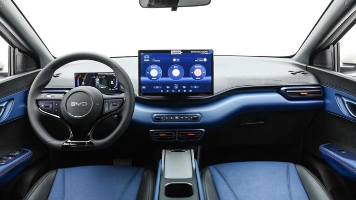 Nội thất xe BYD Seagull hiện đang bán trên thị trường Trung Quốc. Nguồn: Yiche