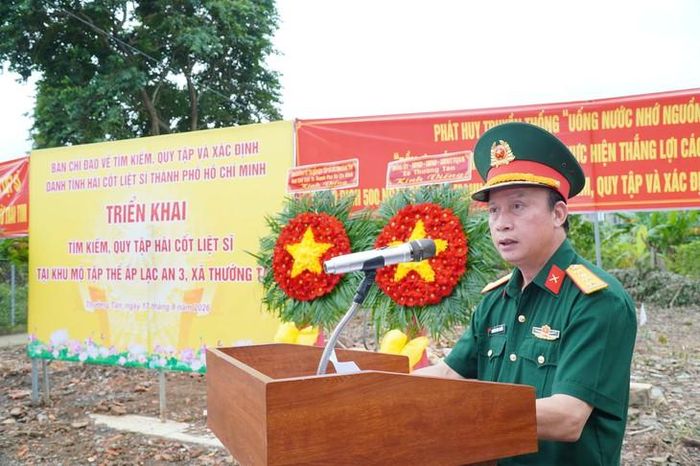 Đại tá Nguyễn Đình Chuẩn- Phó Chính ủy Bộ Tư lệnh thành phố, Phó Trưởng Ban Chỉ đạo thành phố. Ảnh: BTL TPHCM.