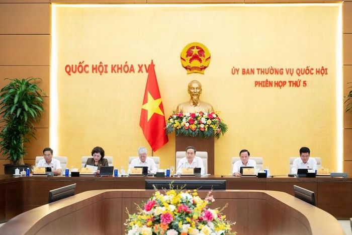 Toàn cảnh Phiên họp thứ 5 của UBTVQH. Ảnh: Media Quốc hội