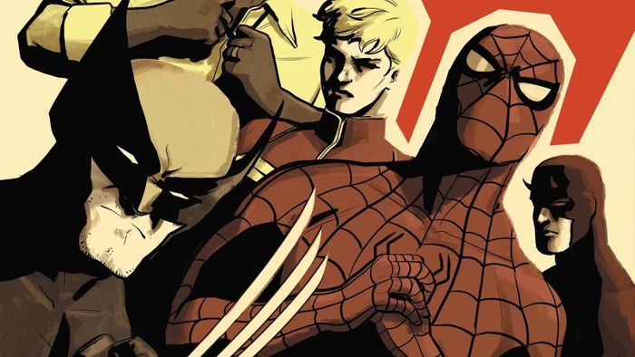 Đội hình Avengers mới ra mắt năm 2026 với Spider-Man, Wolverine, Captain Marvel, Daredevil, Luke Cage và một nhân vật chưa được tiết lộ. Ảnh: CBR.