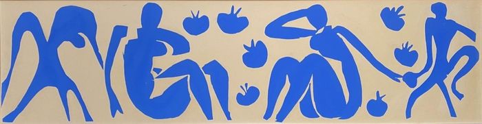  Tác phẩm Femmes et singes (Phụ nữ và khỉ) do danh họa người Pháp Henri Matisse thực hiện vào năm 1952. Ảnh: mutualart. 