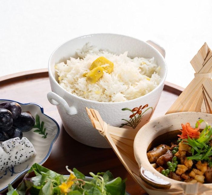 Món cơm khoai lang của chef Thế Sơn