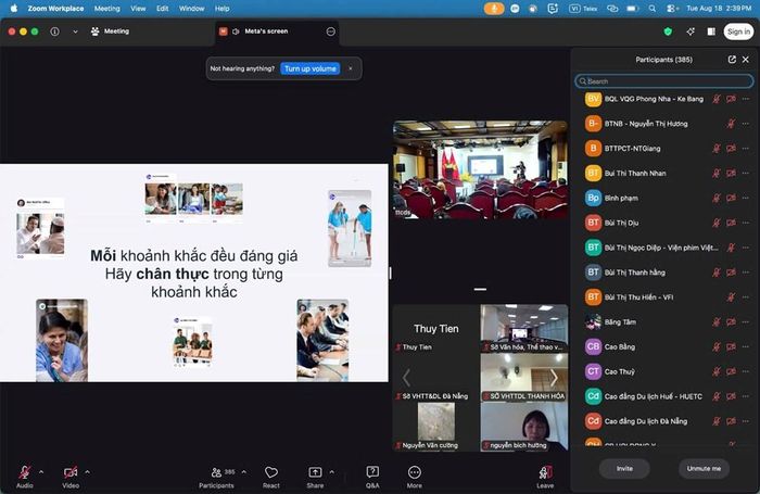 Gần 400 đại biểu tham dự tập huấn tại các điểm cầu
