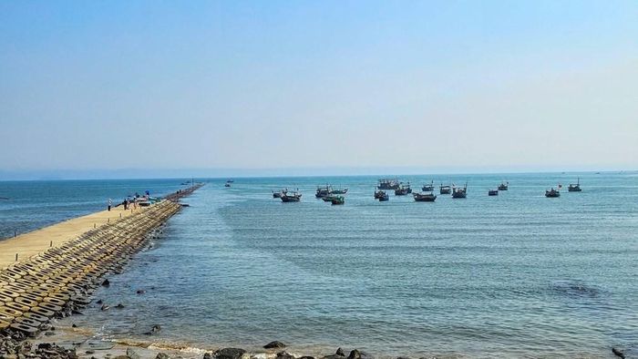 Quy hoạch đề xuất cảng hàng không tiềm năng tại khu vực xã Thiên Cầm và xã Yên Hòa, đạt cấp 4C, công suất thiết kế 1 triệu hành khách/năm. Ảnh: Cổng TTĐT tỉnh Hà Tĩnh