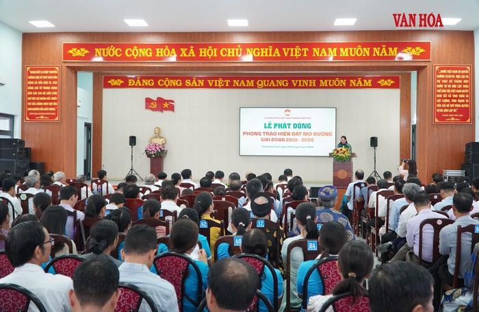Lễ phát động phong trào "Hiến đất mở đường" giai đoạn 2026 - 2030 do Ủy ban MTTQ Việt Nam TP. Huế phát động