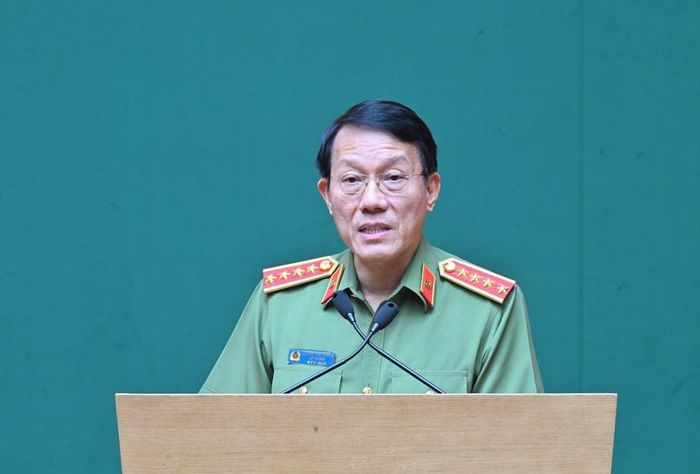 Đại tướng Lương Tam Quang, Ủy viên Bộ Chính trị, Bộ trưởng Bộ Công an phát biểu