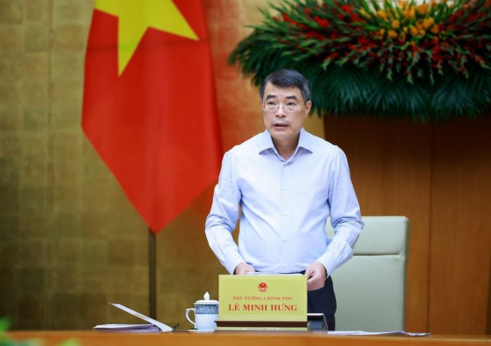 Thủ tướng Lê Minh Hưng chủ trì Phiên họp Chính phủ chuyên đề về xây dựng pháp luật tháng 8 năm 2026. Ảnh: Dương Giang – TTXVN