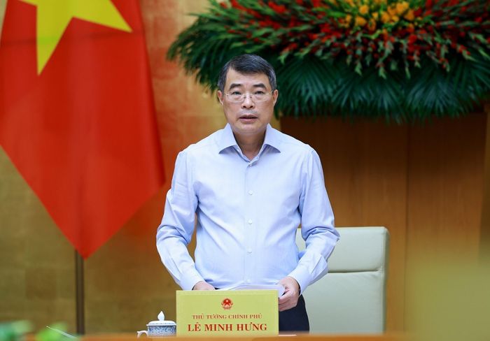 Thủ tướng Lê Minh Hưng chủ trì Phiên họp Chính phủ chuyên đề về xây dựng pháp luật tháng 8 năm 2026. Ảnh: Dương Giang – TTXVN
