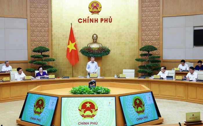 Thủ tướng Lê Minh Hưng chủ trì Phiên họp Chính phủ chuyên đề về xây dựng pháp luật tháng 8 năm 2026. Ảnh: Dương Giang – TTXVN