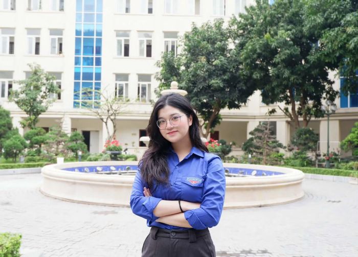 Sinh viên Đỗ Thị Ngọc Minh, Khoa Xây dựng Đảng, Học viện Báo chí và Tuyên truyền, Hà Nội. (Ảnh: NVCC)