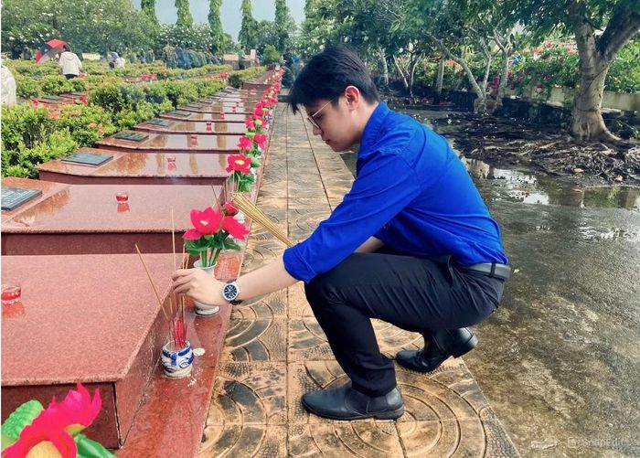 Sinh viên Tống Thành Đạt, Khoa Xây dựng Đảng, Học viện Báo chí và Tuyên truyền, Hà Nội. (Ảnh: NVCC)