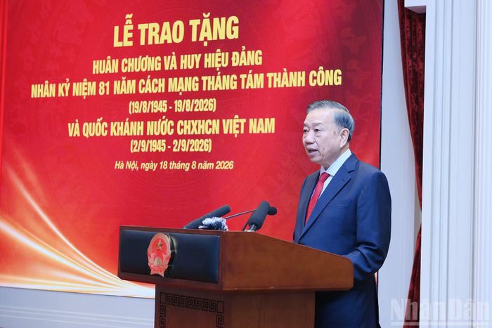 Tổng Bí thư, Chủ tịch nước Tô Lâm phát biểu tại hội nghị.