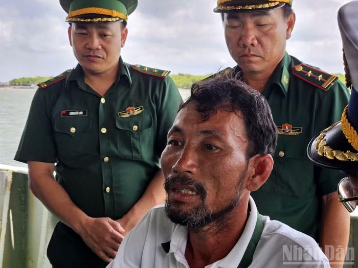 Anh Trương Văn Trung kể về động lực của mình. (Ảnh: Lê Đình Thìn)