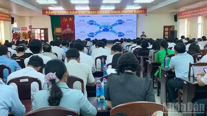 Quang cảnh hội nghị. (Ảnh: THANH TÂM)