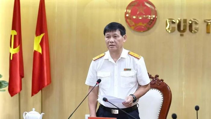 Phó Cục trưởng Đặng Ngọc Minh phát biểu chỉ đạo tại hội nghị. (Nguồn: Cục Thuế)