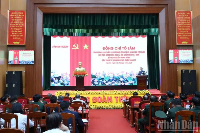Quang cảnh cuộc làm việc. (Ảnh: ĐĂNG KHOA)