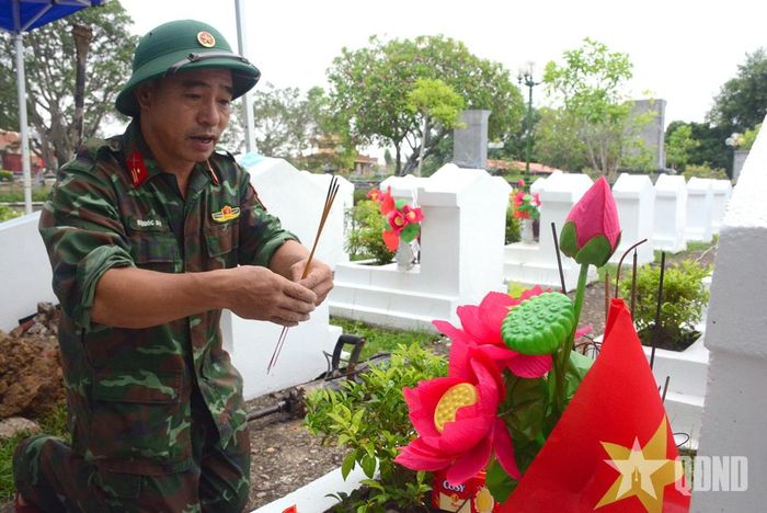 Thiếu tá QNCN Bùi Quốc Đạt tham gia Chiến dịch 500 ngày đêm đẩy mạnh thực hiện tìm kiếm, quy tập và xác định danh tính HCLS tại Thanh Hóa.