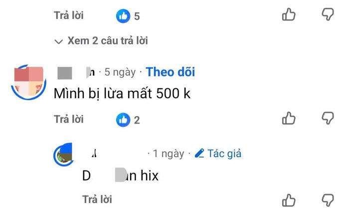  Một người phản ánh trên mạng xã hội bị lừa 500.000 đồng khi mua sách giáo khoa online 