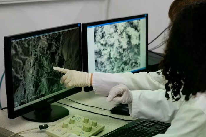 Cấu trúc phân tử của PVDF thay đổi sau khi xử lý theo quy trình do IMN - CSIC nghiên cứu.