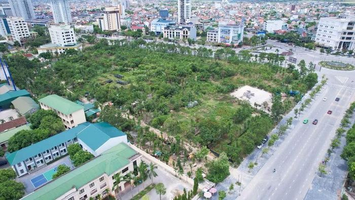 Khu "đất vàng" HH-01 giáp 4 mặt đường, nằm ở khu vực sầm uất bậc nhất tỉnh Nghệ An.