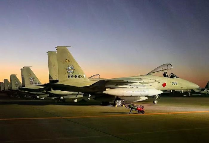 Máy bay chiến đấu F-15J của Lực lượng Phòng vệ Trên không Nhật Bản.