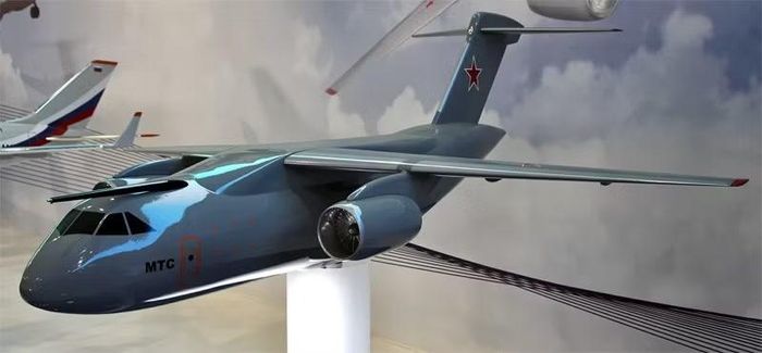 Mô hình máy bay vận tải quân sự Il-214.