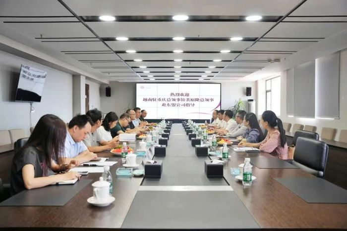 Quang cảnh buổi làm việc. (Ảnh: Khánh Lam)