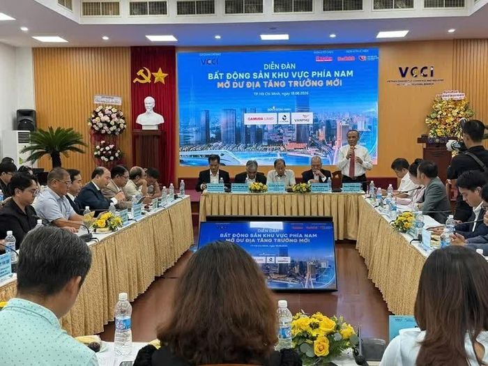 Diễn đàn “Bất động sản khu vực phía Nam 2026 - Mở dư địa tăng trưởng mới”. (Ảnh: BTC)