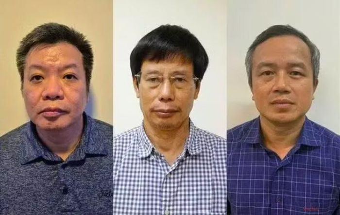 Các bị cáo Tống Hải Nam, Nguyễn Gia Liêm, Phạm Viết Hương.