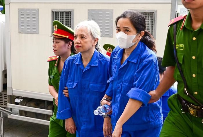 Các bị cáo đồng phạm trong vụ án.