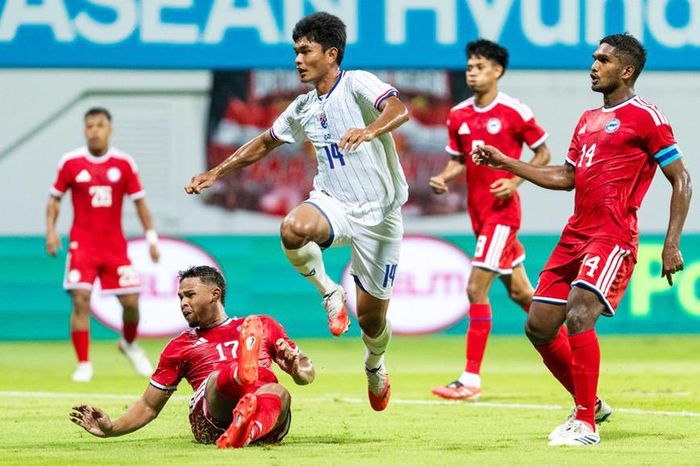 Teerasak (14) là mũi nhọn nguy hiểm trên hàng công Thái Lan - Ảnh: ASEAN United