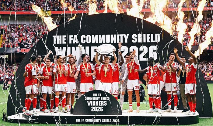 Arsenal khẳng định vị thế số 1 bóng đá Anh thời điểm hiện tại - Ảnh: AFC