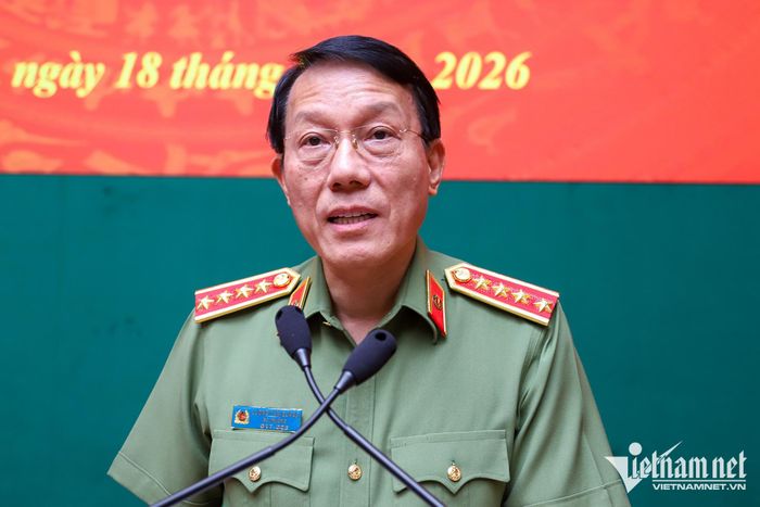 Đại tướng Lương Tam Quang, Bộ trưởng Công an phát biểu