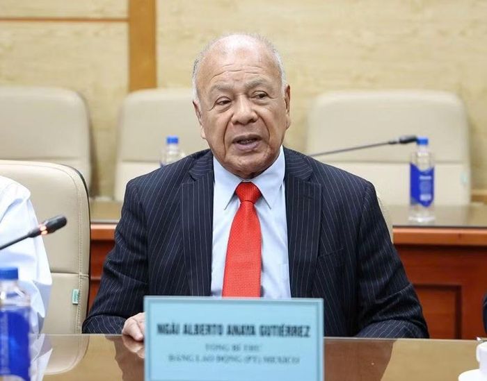 Tổng Bí thư Đảng Lao động Mexico Alberto Anaya Gutiérrez. (Ảnh: T.M/Vietnam+)