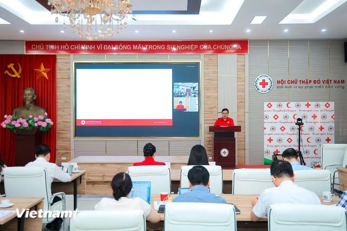 Thông qua Hội nghị, cán bộ Hội được củng cố nhận thức về yêu cầu đổi mới công tác nhân đạo trong nhiệm kỳ 2026-2031, đồng thời xác định rõ hơn trách nhiệm của từng cấp Hội, cán bộ, hội viên và tình nguyện viên trong tổ chức thực hiện Nghị quyết. (Ảnh: Hoài Nam/Vietnam+)