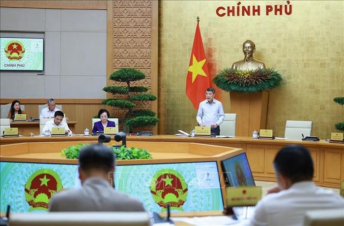 Thủ tướng Lê Minh Hưng chủ trì Phiên họp Chính phủ chuyên đề về xây dựng pháp luật tháng 8/2026. Ảnh: Dương Giang/TTXVN